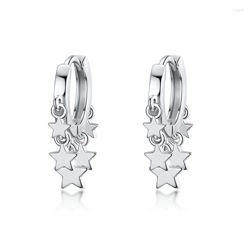 

Hoop Earrings Sodrov 2023 Trend Unusual Silver 925 Earring For Women Star