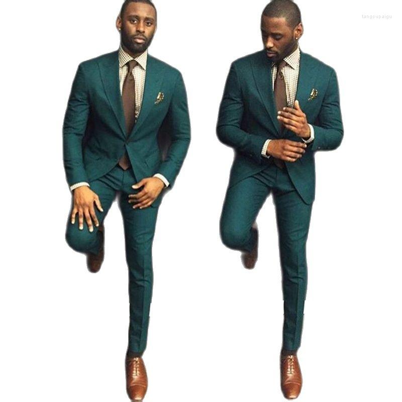 

Men's Suits Kostuum Homme Grijs Wedding Voor Mannen Slim Fit 2 Stuks Bruidegom Smoking Prom Party Blazer Terno Masculino Pcs Jas B, Red suits