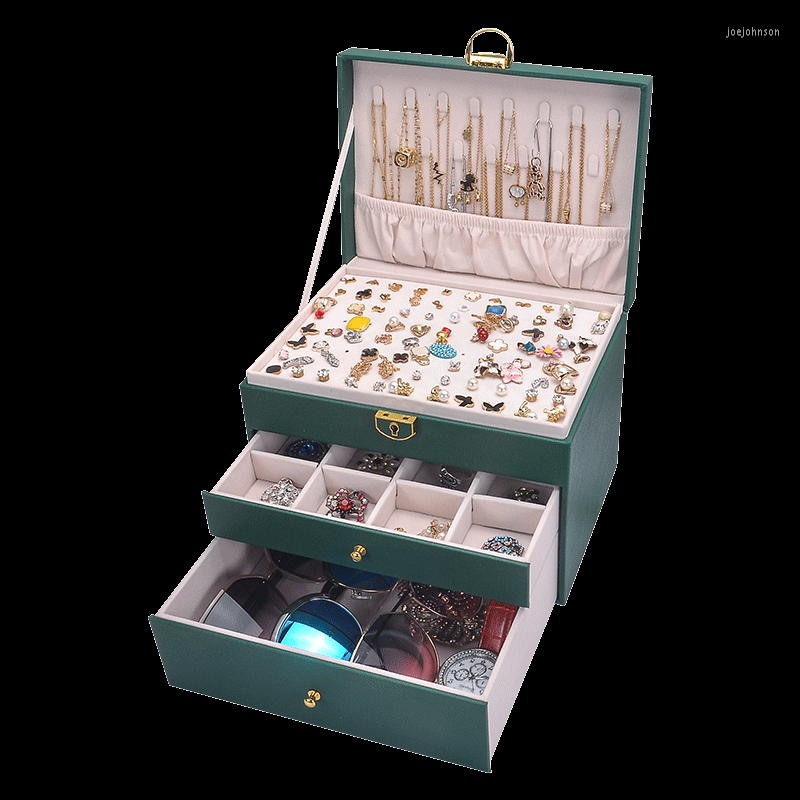 

Jewelry Pouches Intimate Design Real Exquisite Box Bracelet And Necklace Storage