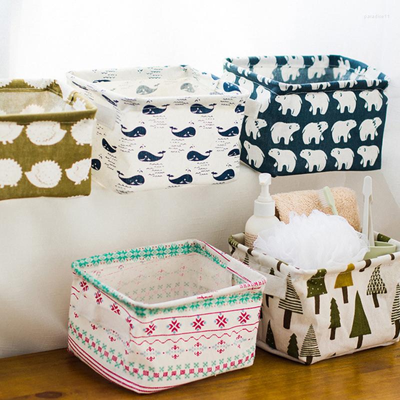 

Cosmetic Bags 1pc Multifunction Office Desktop Container Bag Dresser Folding Makeup Open Cosmetics Storage Box, 03