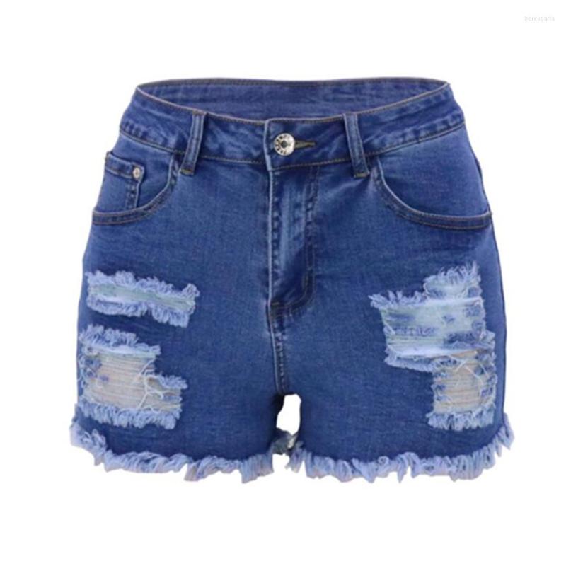 

Women's Shorts Korean High Waist Black Blue Women's Jeans Wide Leg Pants 2023 Spring Summer Casual Loose Ripped, Ripped shorts