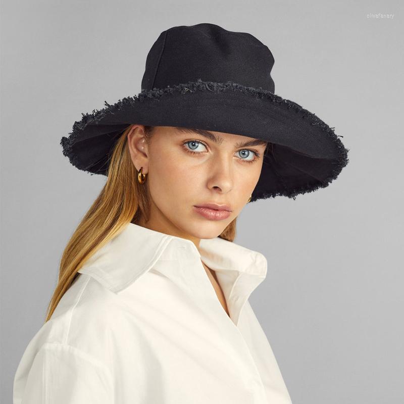 

Berets Summer Floppy Burrs Bucket Hats Women's Casual Demin Beach Sun Hat Fashion Ladies Outdoor Visor Girls Fisherman Caps, Beige
