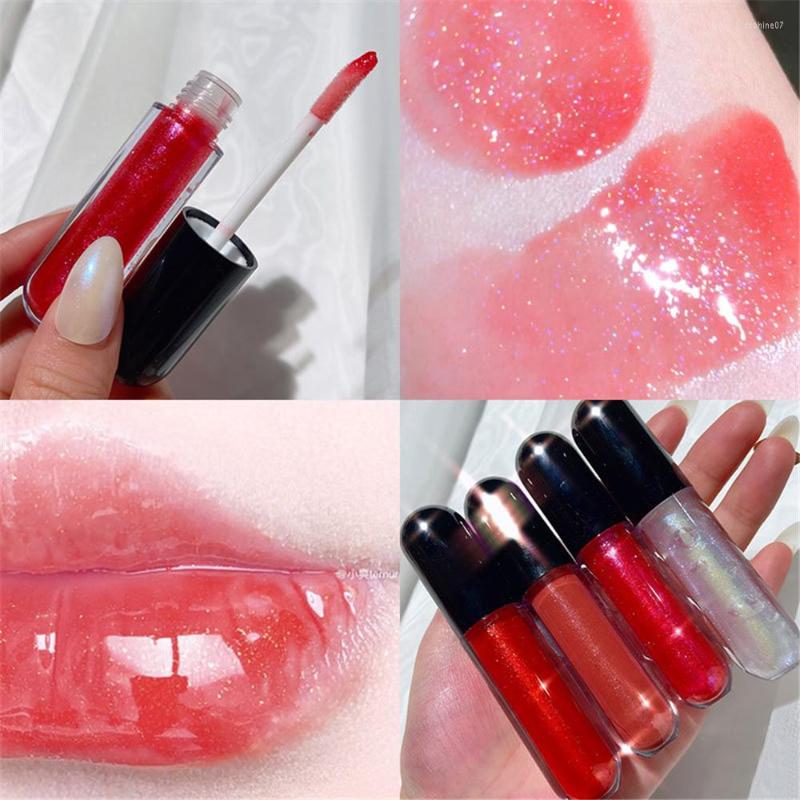 

Lip Gloss Shiny Liquid Lipstick Shimmer Moisturizer Crystal Jelly Lips Plumper Oil Long Lasting Makeup, 08