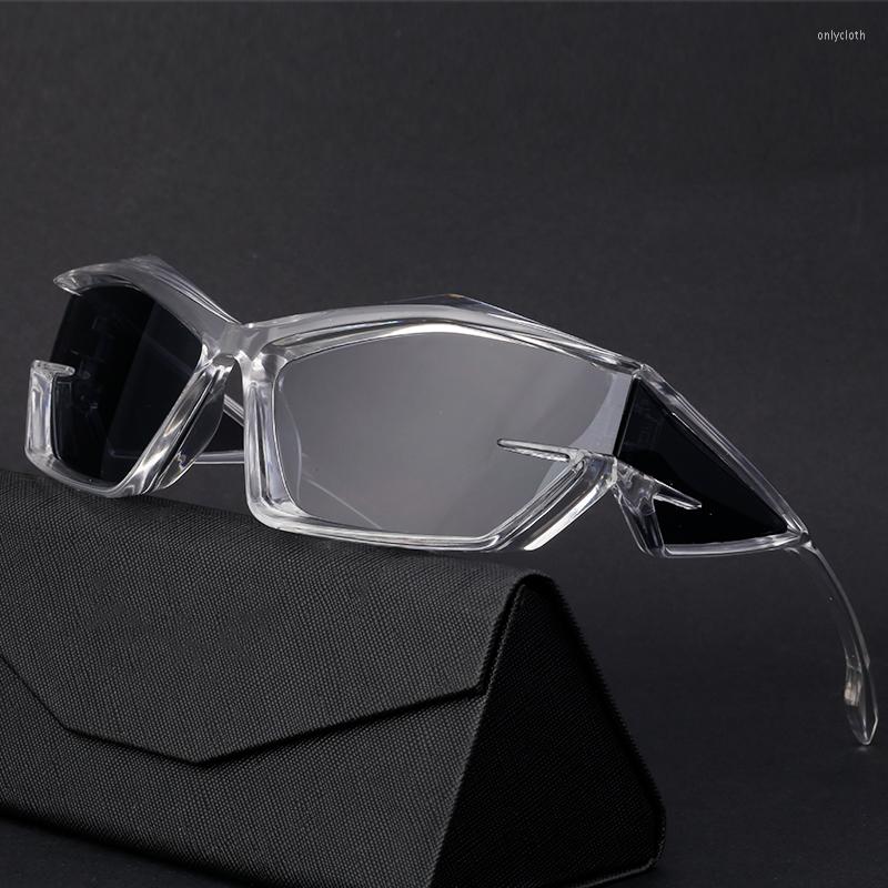 

Sunglasses Personality Shaped Small Frame Men's Y2K Millennium Future Technology Sense Sun Glasses Women's Trendy Eyeglasses