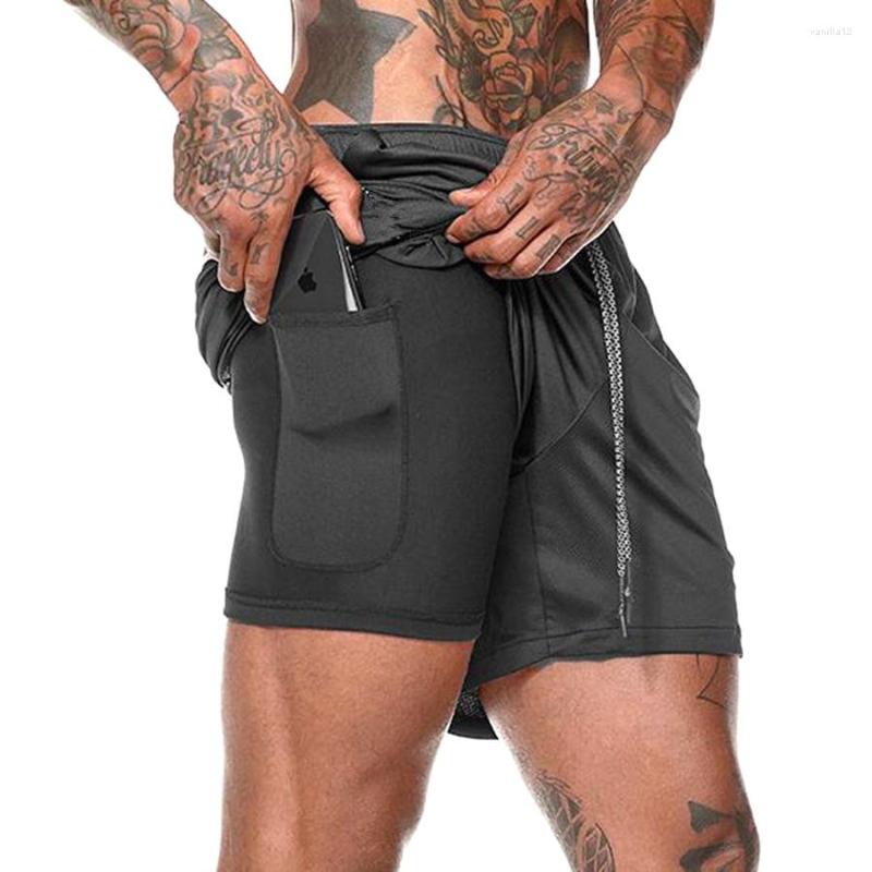 

Running Shorts Camo Men Gym Sports 2 In 1 Quick Dry Workout Training Fitness Jogging Short Pants Summer, Green(single layer)