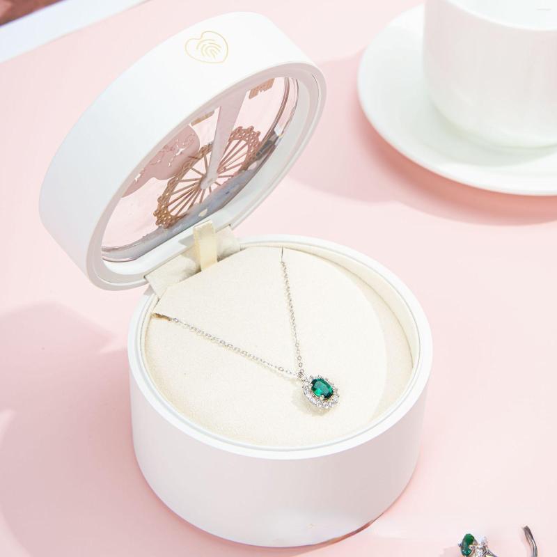 

Jewelry Pouches Festive Ring Pendant Gift Box Creative Scene Quicksand Ferris Wheel Flash Powder