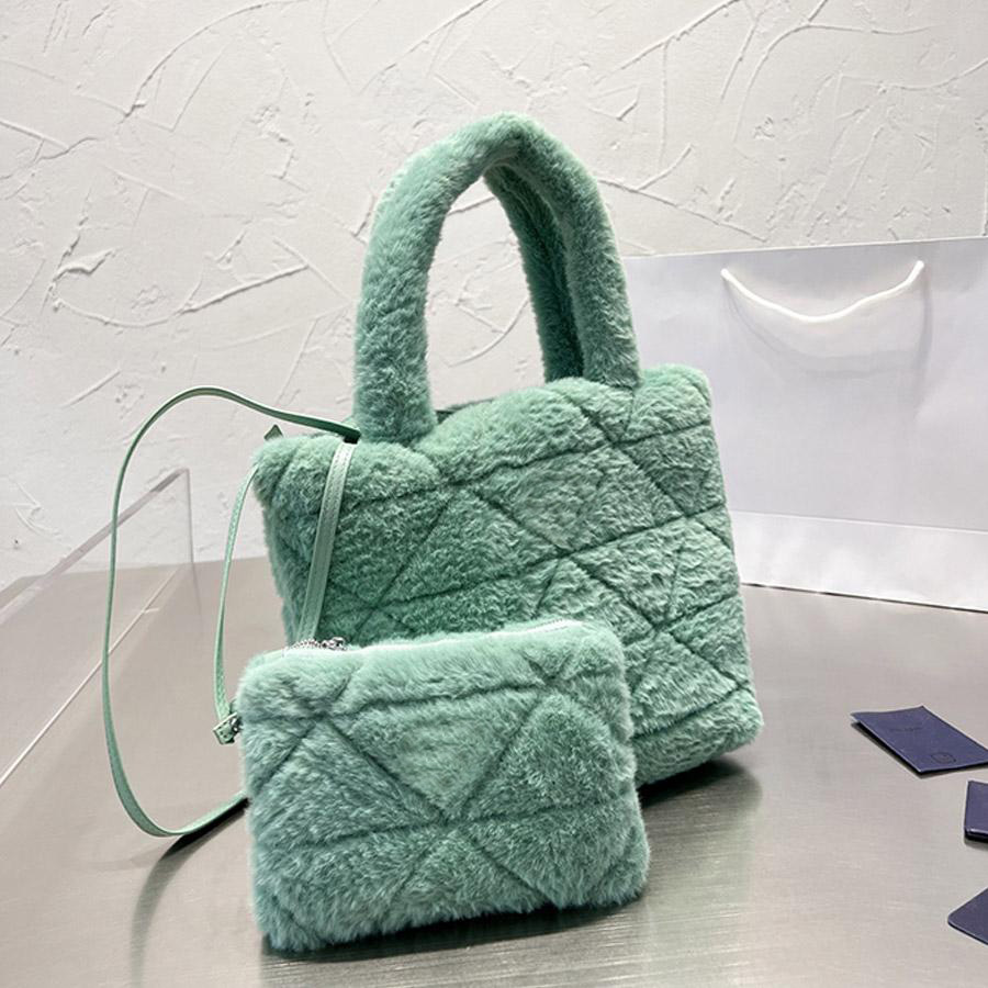 

22s New Fashion Winter Women Totes Bag Luxury Designers handbag Plain Five Colors With Purse Suitable Outdoor, Pink