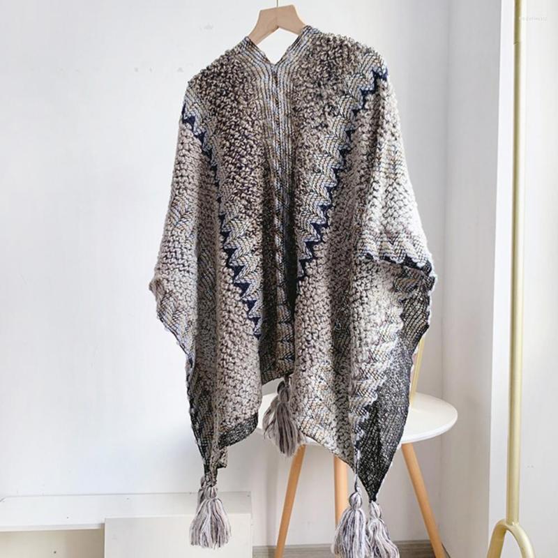 

Scarves Women Shawl Soft Lady Winter Cloak Ethnic Style Fall