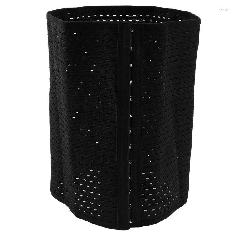 

Waist Support Women's Trainer Corset For Weight Loss Sport Workout Body Shaper Tummy Fats Burner, Black