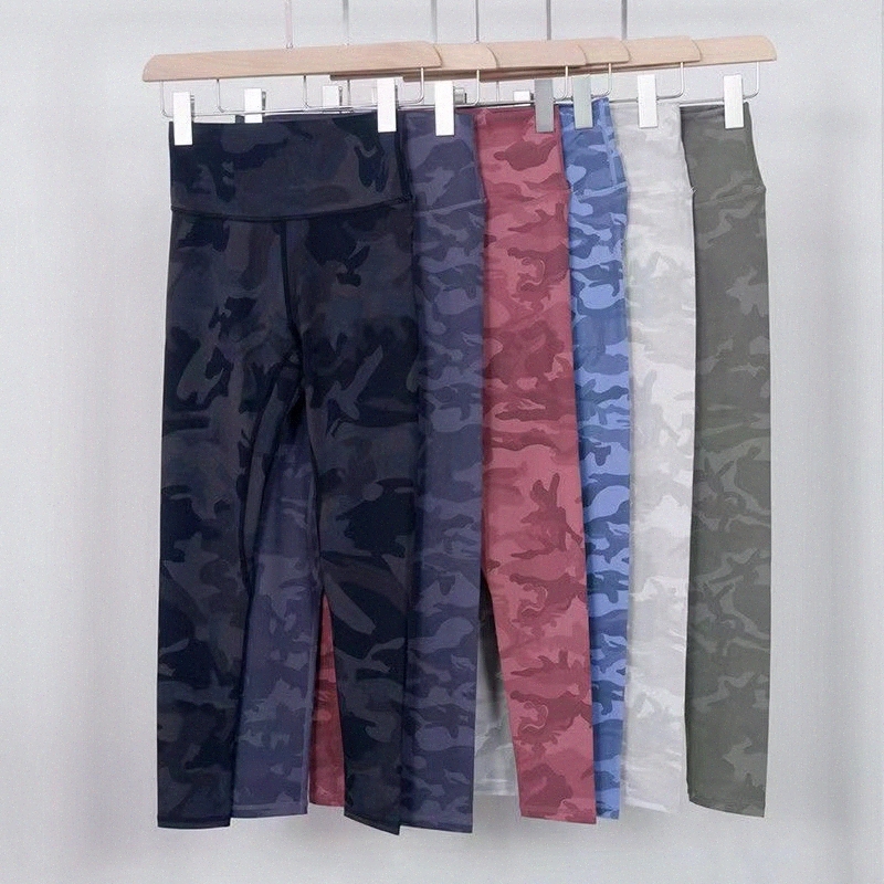 

womens Pants Yoga Outfit Girls High Waist Running Outfits Ladies Sports Full Camouflage Leggings Lady Pant Workout Leggings