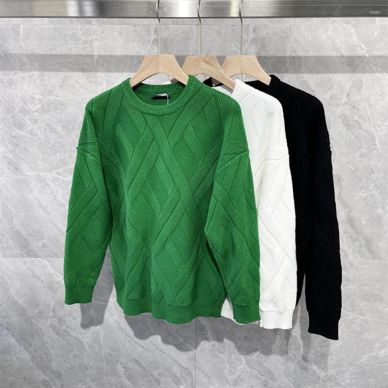 

Men' Sweaters Sf0424 Fashion Men' 2023 Runway Luxury European Design Party Style Clothing, Black