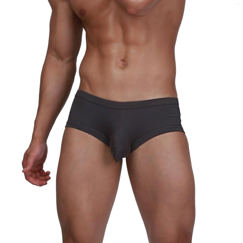 

Underpants Men' Underwear Boxer Trunk Briefs Low Rise Sexy Fashion With Bulged Pouch Mini Sport Gym Comfortable Undies For Men, Black