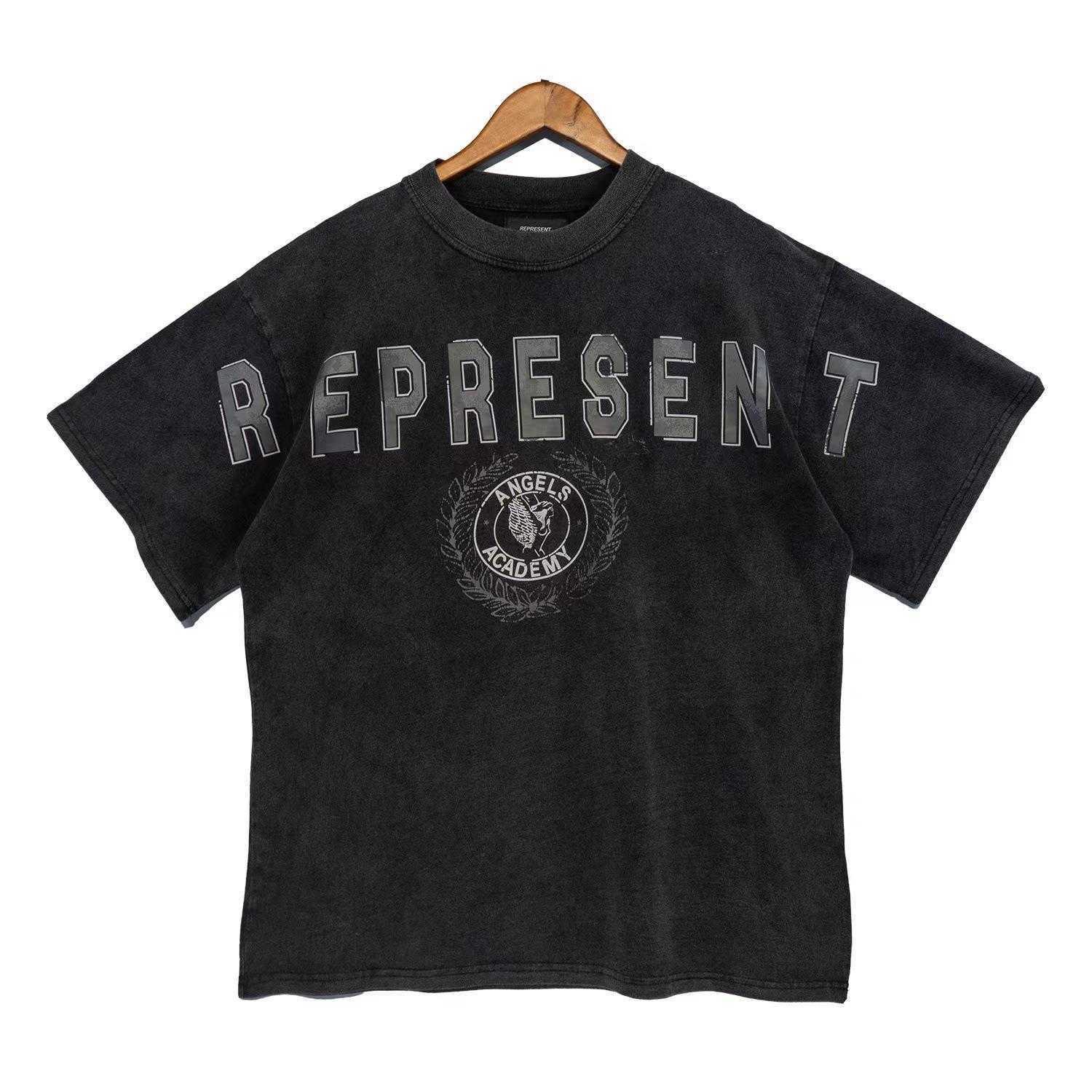 2023 New Men's and Women's t Shirt Fashion Design Brand Present's Correct Version Summer Present's Ive Lettered Printed Washed U