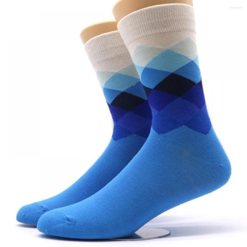 

Men's Socks Men Fashion Strip Jacquard Comfortable Cotton Sports Mid Tube All Seasons Medium 0 035 Kg, Pat8