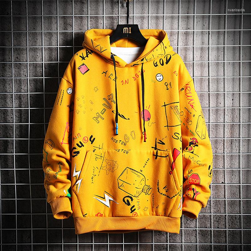 

Men's Hoodies Anime Hoodie Men Streetwear 2023 Brand Mens Harajuku Spring Autumn Fashion Hooded Sweatshirts High Street Tops, Blue