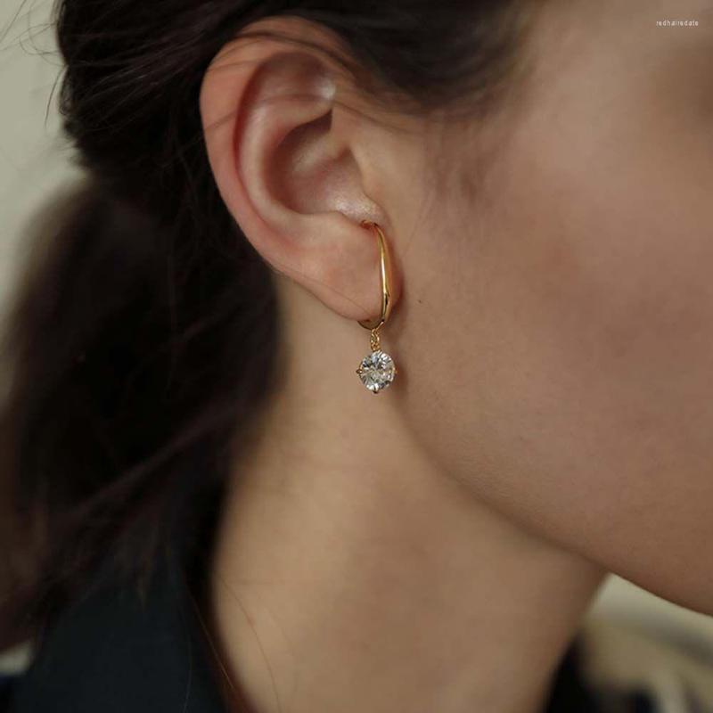 

Backs Earrings Vintage Golden Minimalist Clip On Hoop Non Pierced For Women Trend Exquisite All-Match Ear Cuffs