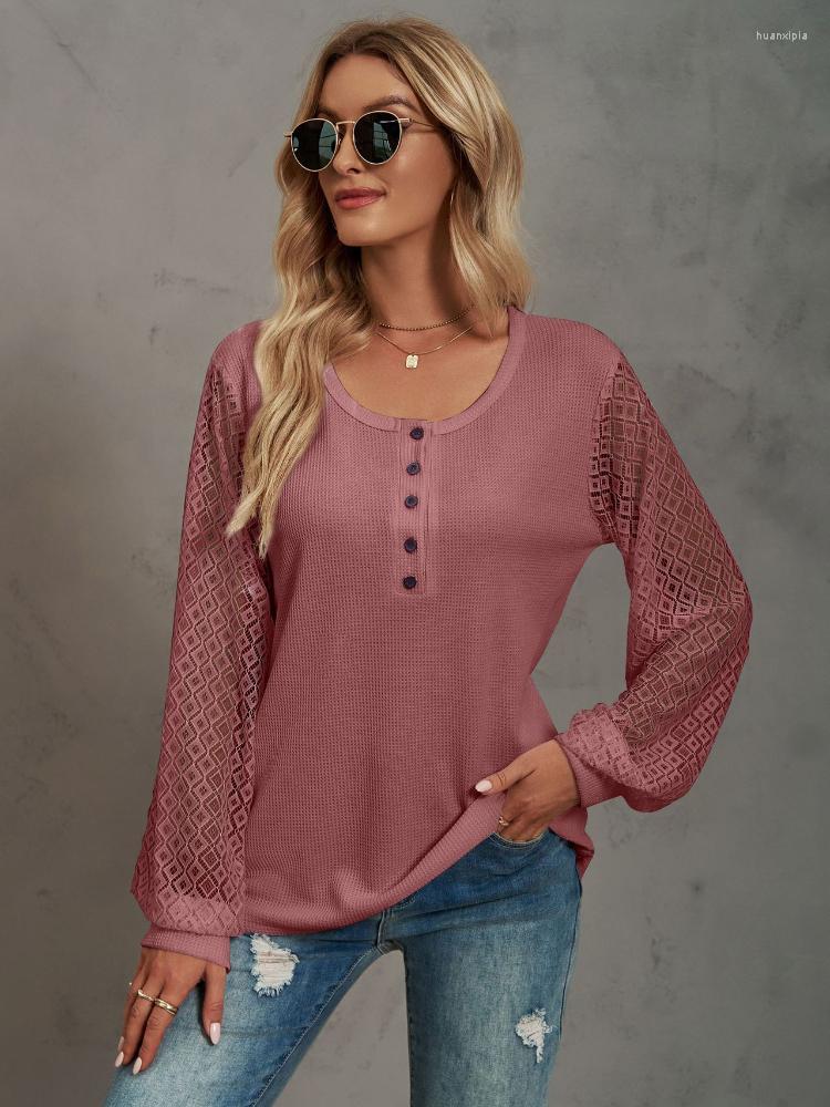 

Women' Blouses For Women Fashion 2023 Autumn Luxury Women' Lace Hollow Elegant And Youth Woman Loose Female Clothing, Black