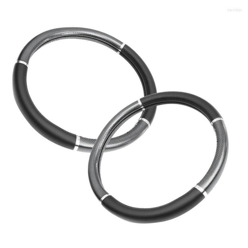 

Steering Wheel Covers 38cm Cover Accessories Carbon Fiber Comfortable Fashion