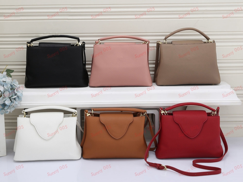 

Women Luxury Tote Bag Designers Double Layered Shoulder Bag Solid Cloud Shaped Buckle Messenger Purse Fashion Bags, White