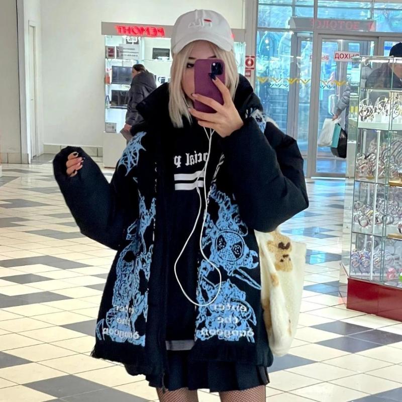 

Scarves Fashion Creative Skull Anime Star Striped Knitted Women's Scarf Men's Winter Apron Black Tassel Luminous Y2K Kpop