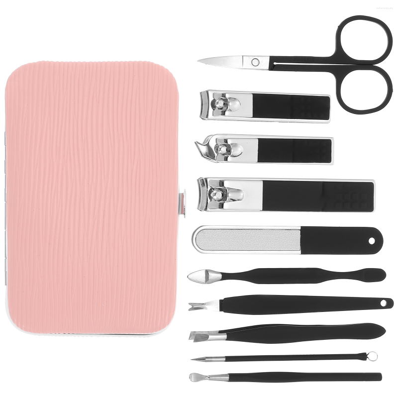 

Nail Art Kits Kit Set Manicure Care Pedicure Tools Clippersgrooming Buffer Cleaning Cuticle Toe Scissors Womentool Remover Portable