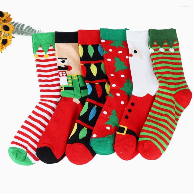 

Men's Socks Christmas Series Year Man Fashion Casual Personality Cotton Happy Male Cartoon Men