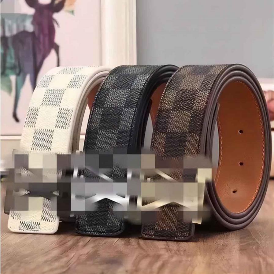

2023 Fashion Buckle Genuine Leather Belt Width 15 Styles Highly Quality with Box Designer Men Women Mens Belts AAA208 GGs Louiseity 1 Viutonity LVS YSLitys, 105cm