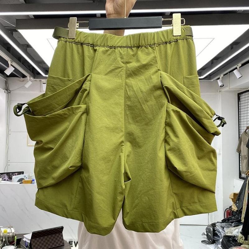 

Men's Shorts Multiple Pockets Men Women ArmyGreen Black Breechcloth Inside Tag Label