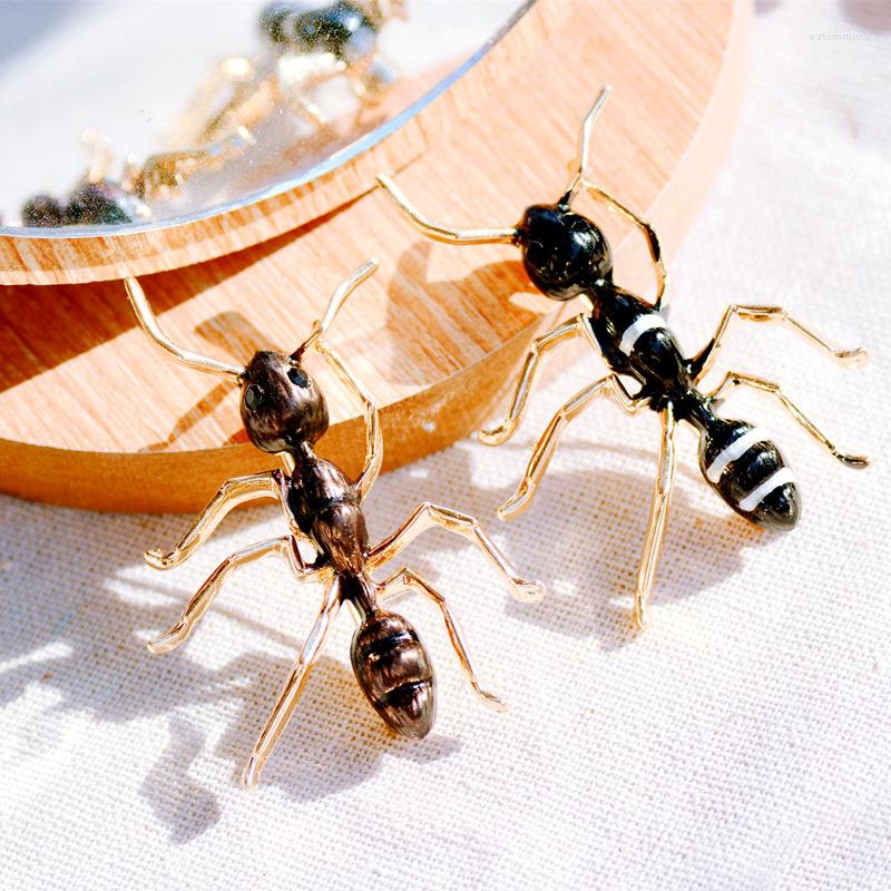 

Brooches Creative Black Enamel Ant For Women Men Alloy Big Insect Banquet Party Brooch Pins