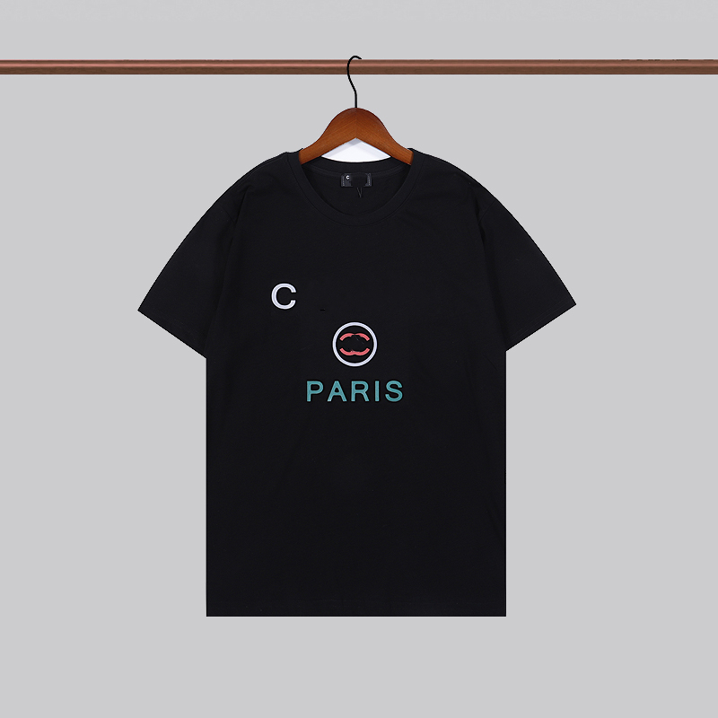 

Men's T-Shirt 2023 Fashion design Channel Men's T-Shirts WomenTop Cotton Wrinkle proof Printed Letter Logo Casual Couple Clothing 02-010