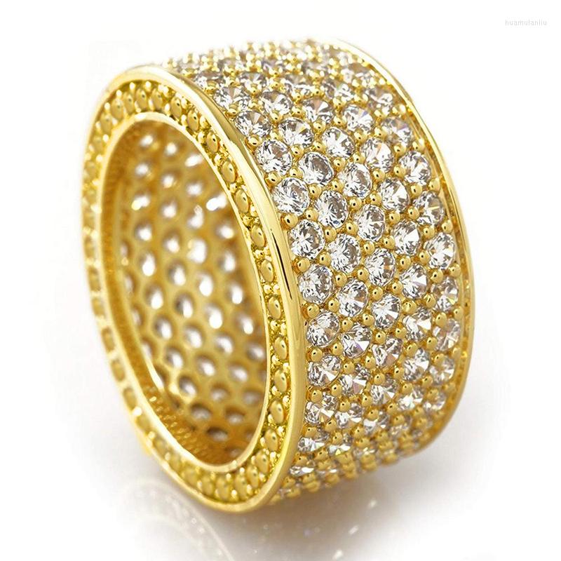 

Wedding Rings CAOSHI Fashion Noble Lady Party Ring With Brilliant Cubic Zirconia Wide Design Gorgeous Finger Accessories For Ceremony