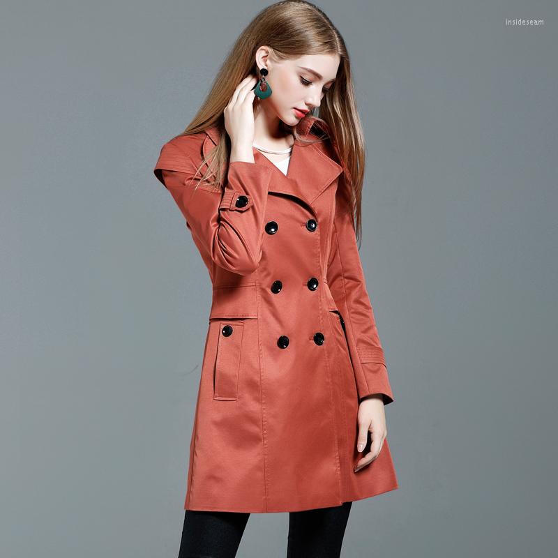 

Women' Trench Coats Chaojue 2023 Spring Fashion Casual Women' Coat Long Outerwear Women Loose Clothes For Lady Good Quality 1079 -4xl, Black