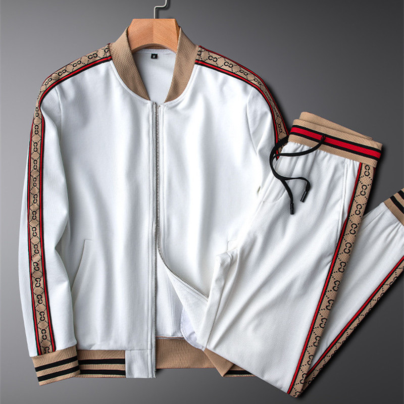 

2022 Spring New Men Tracksuit Casual Hoodies Sets Male Jackets Pants Two Piece Sets Hip Hop Streetwear Sports Suit Men's Clothing M-4XL, Customize