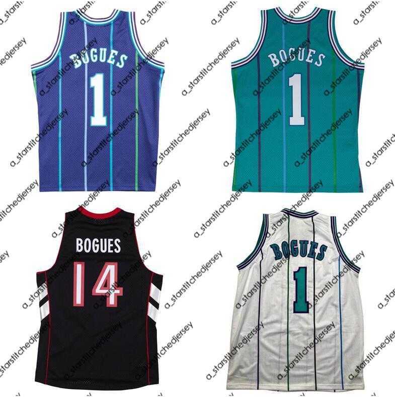 

Basketball Jerseys Stitched classic retro Jersey Muggsy Bogues Mitchell and Ness 1992-93 94-95 99-00 Men women youth S-6XL Basketball jerseys, Stitched jersey