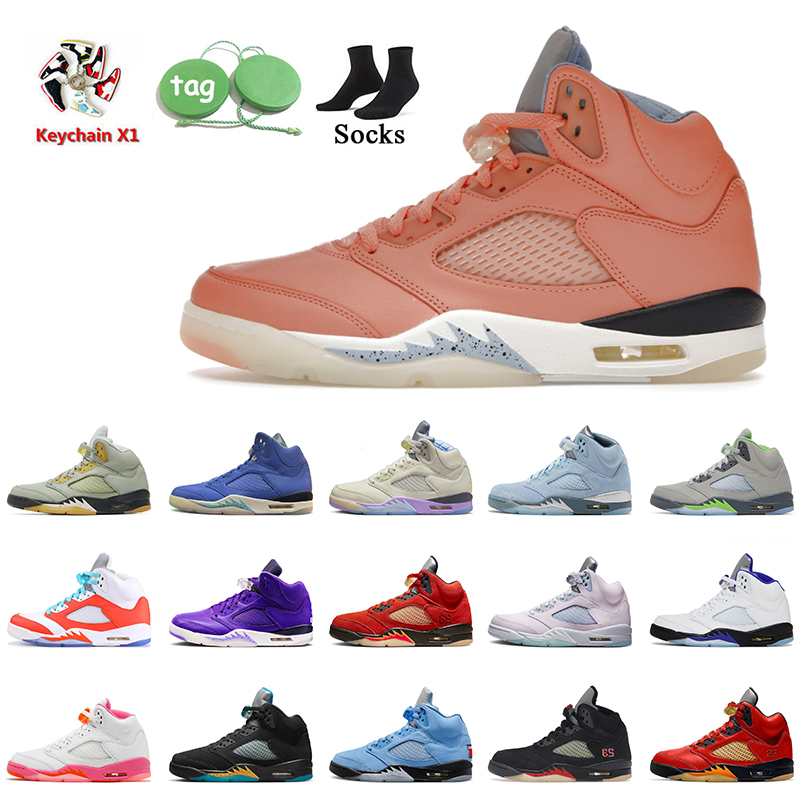 

Mens basketball shoes OG 5 jumpman 5s Aqua retro Burgundy DJ Khaled x We The Best Court Purple Crimson Bliss UNC Green Bean men women Alternate Bel sports sneakers, C44 marquette 40-47