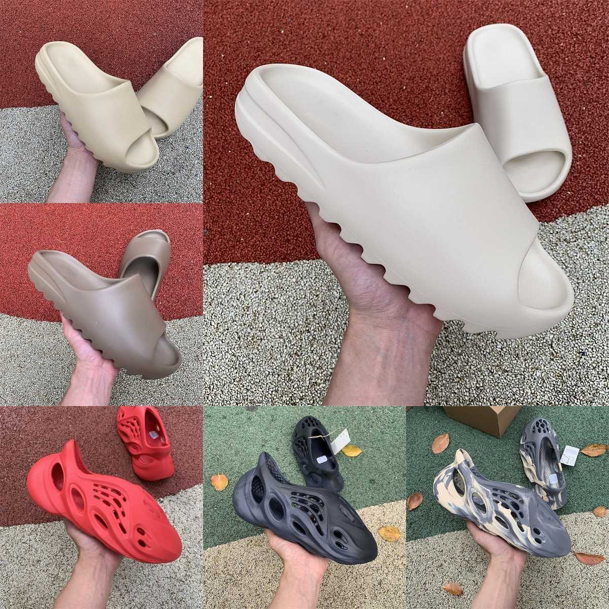 

Slides Slippers Desert Sand Summer Brown Flat Mens Women Beach Resin Slide Sandal Graffiti Bone Rubber MXT Moon Gray Mineral Blue Vermillion Red Designers Y558, Please contact us