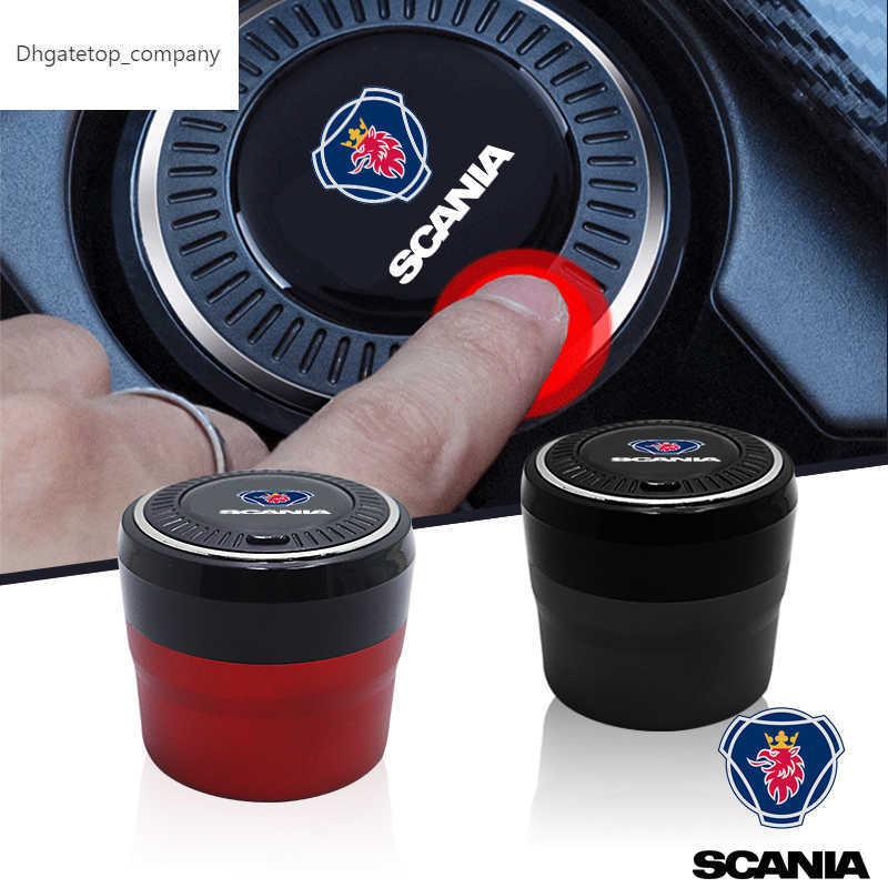 

New for scania G S R P truck Leather car ashtray cenicero car accessories