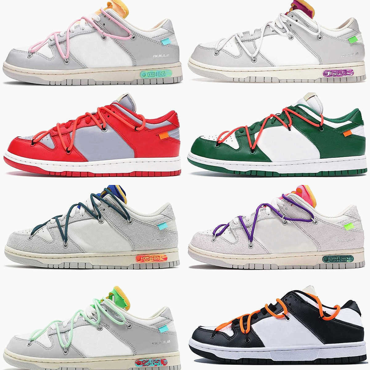 

Designers Dunksb Sports Shoes SBdunk Dear Summer Lot 1 09 Of 50 Collection Red Pine Orange Green SB Dunks Low White OW The 50 TS Trainer Chunky UNC Mens Women Sneakers Y8, Please contact us