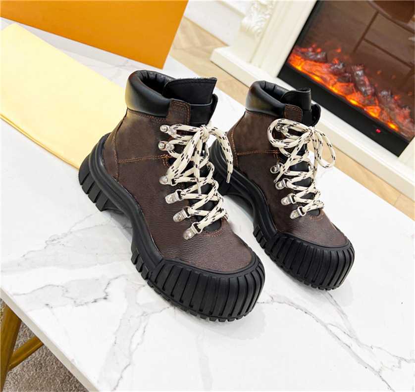 

Women Designer Ruby Flat Ranger High Boots BEAUBOURG Ankle Boot Calfskin Chunky Martin Winter Shoes Laureate Platform Desert Lace-up Sneakers With Box