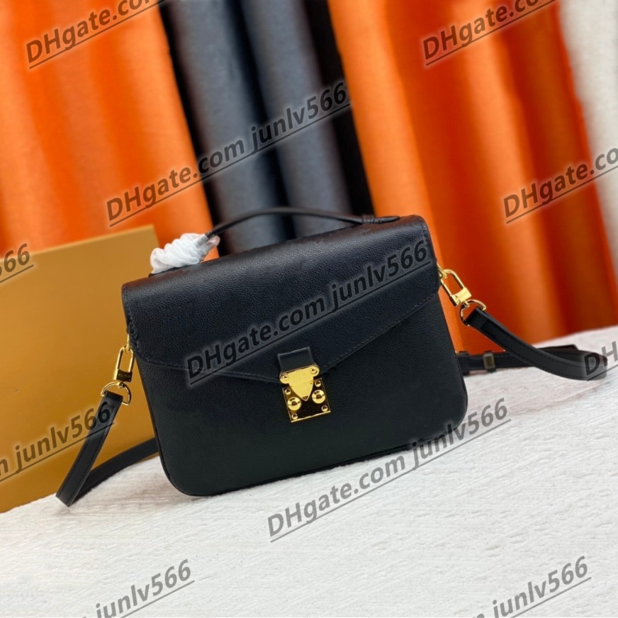 

2021 high quality embossed leather women's handbag shoulder bags messenger bag wallet, White