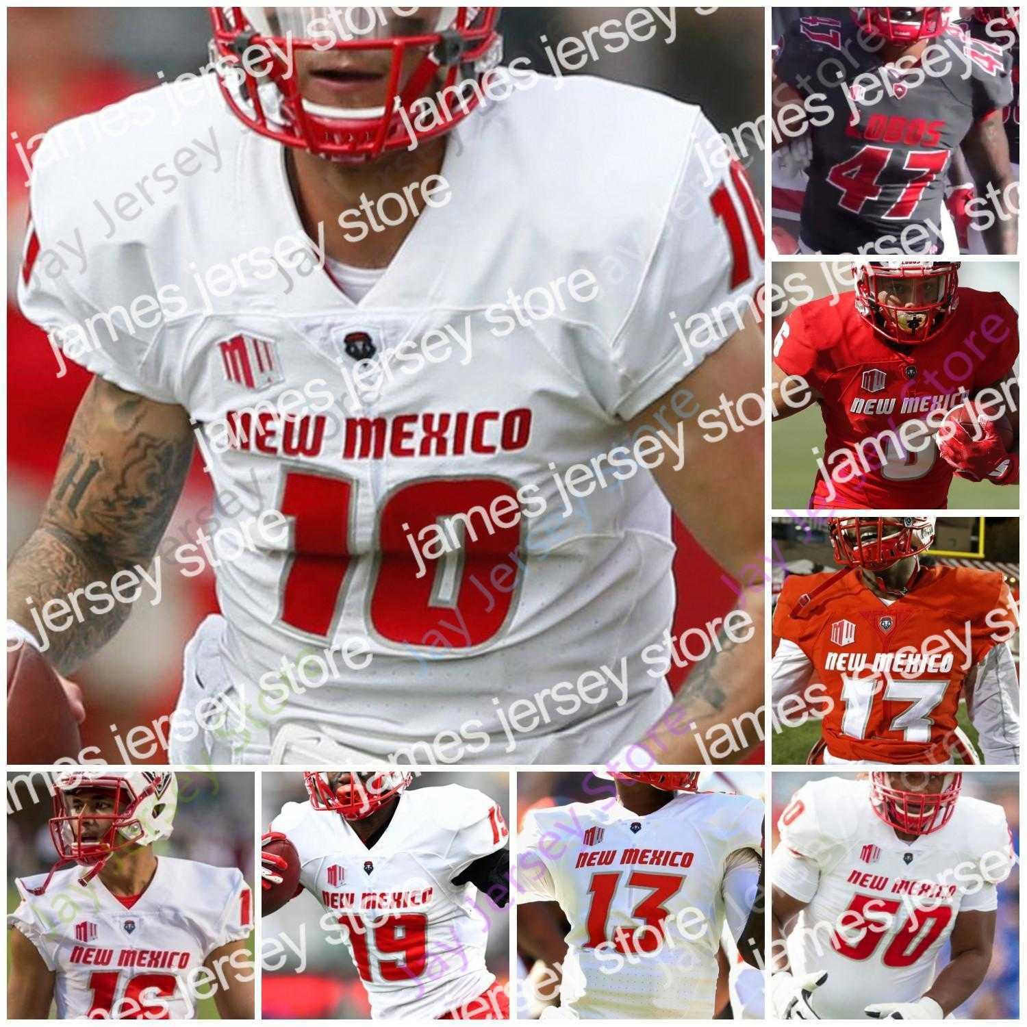 

Football Jerseys New Mexico Lobos NMU Football Jersey NCAA College Brian Urlacher Tevaka Tuioti Sheriron Jones Ahmari Davis Kress Williams Hearn Hart Carroll, White