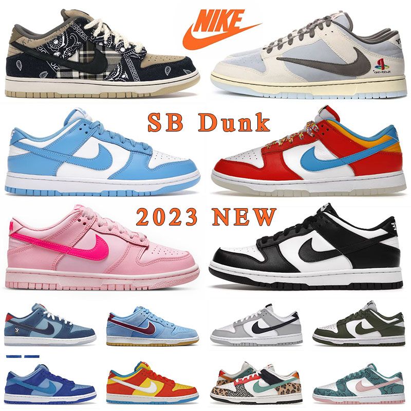 

Travis Scott Nike SB Dunk low running shoes lebron jamex x fruity pebbles black white reverse panda medium olive dunks lows triple pink unc argon la dodger sneaker us 13, C60 36-47 medium olive