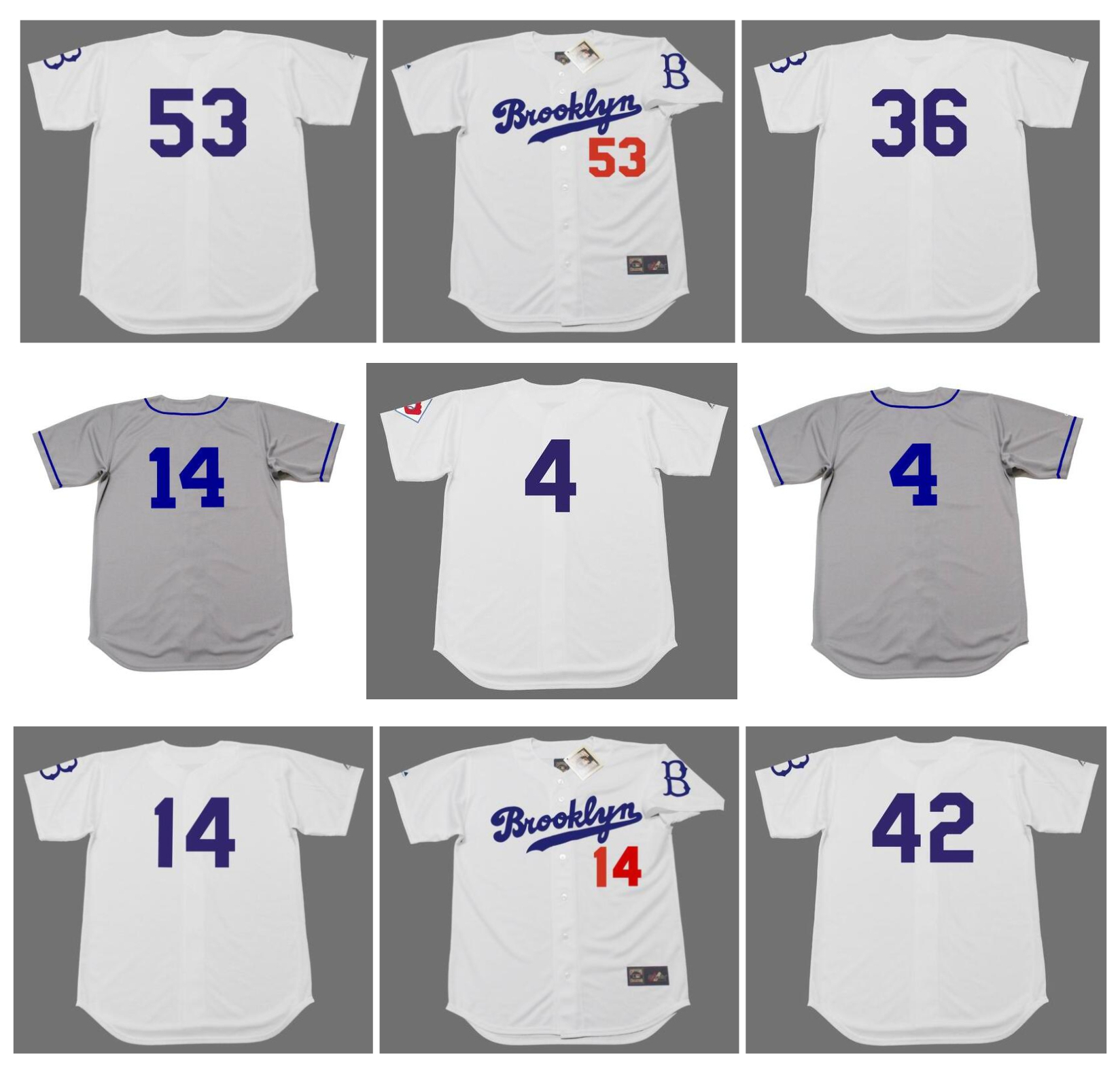 

Throwback Brooklyn DON DRYSDALE Baseball Jersey Dodgers SANDY KOUFAX Don Zimmer Duke Snider Carl Erskine PEE WEE REESE DON NEWCOMBE HODGES PODRES, As pic