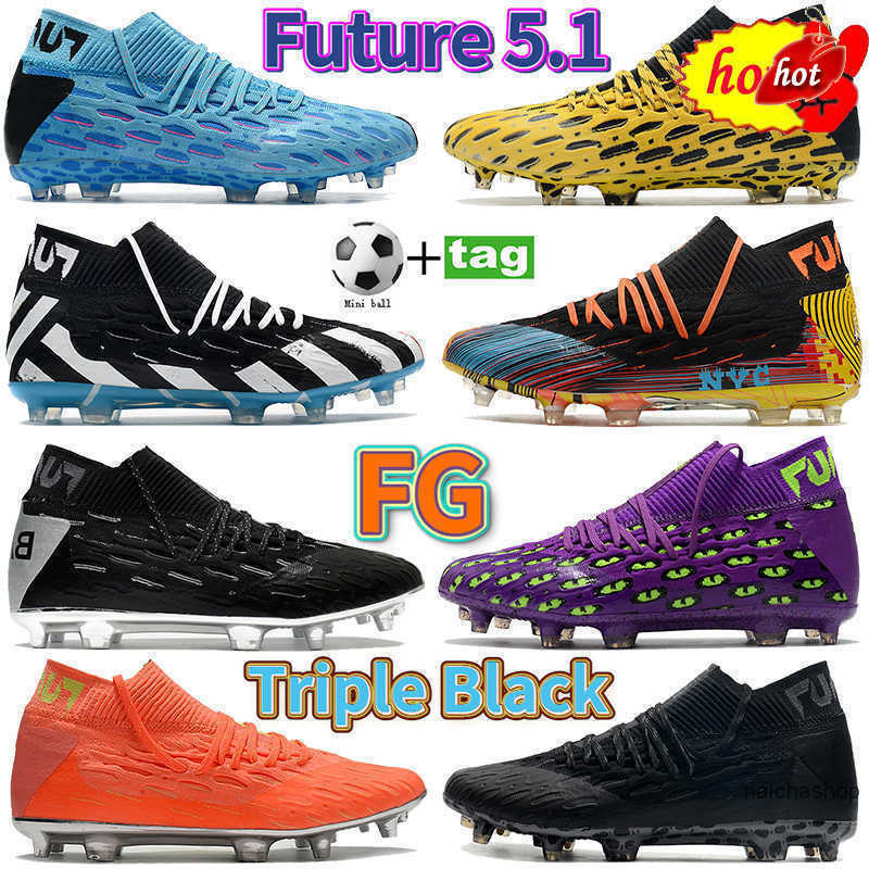 

2023 Top High Basketball shoes2023 Future 5.1 Netfit FG Soccer Shoes blue yellow purplish red triple black orange white, Bubble wrap packaging