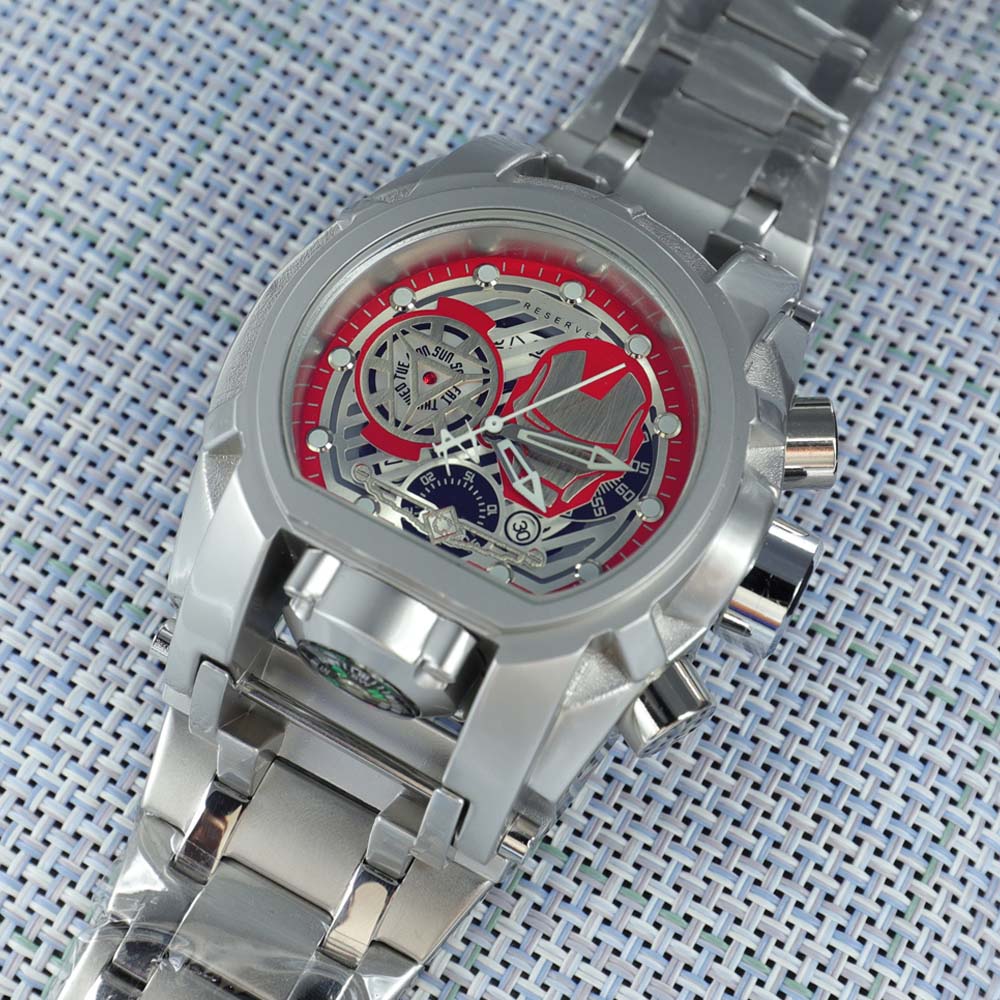 

Undefeated Reserve Bolt Zeus Watches For Mens Compass Work Invincible Stainless Steel Watch Business Sports AAA Original Clocks
