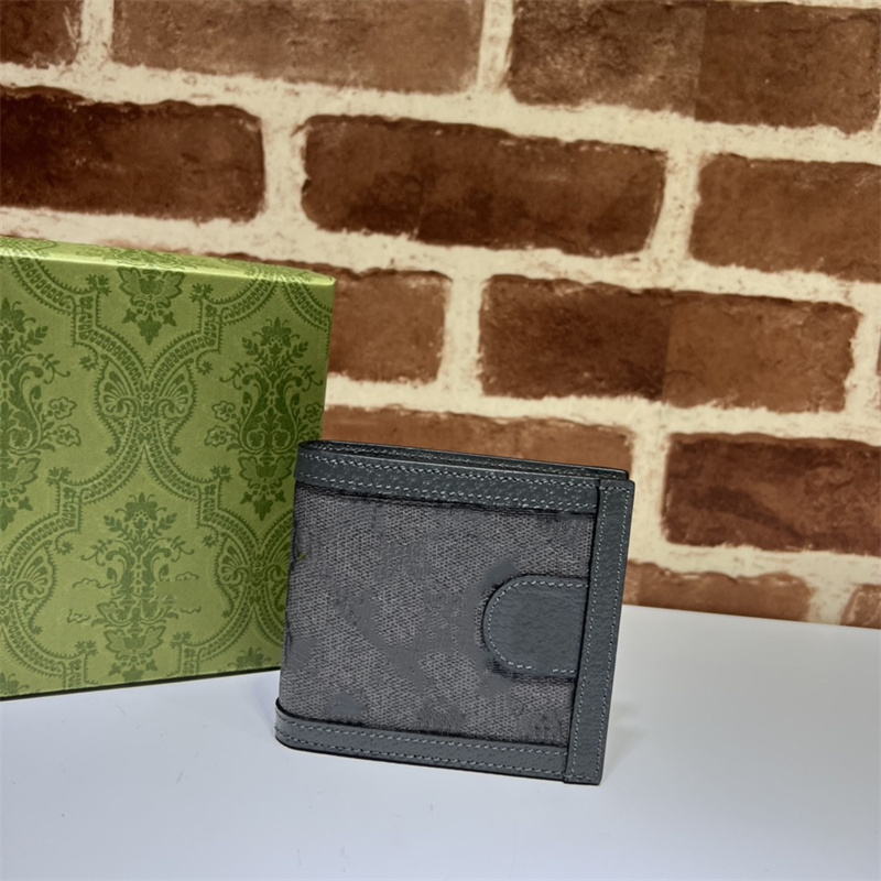 

Designers Men Leather Short wallet Purses Money Clip Credit Card Dollar balck colour wallets card holder for man with box
