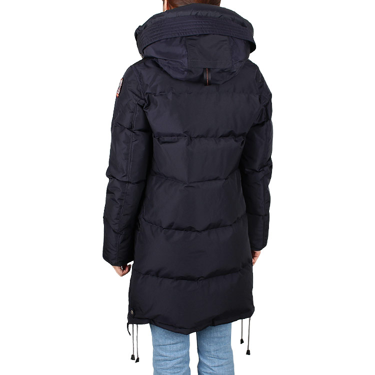 Women Down Winter Long Jackets Windproof Waterproof Outdoor Hooded Coat Navy Black parajumpers