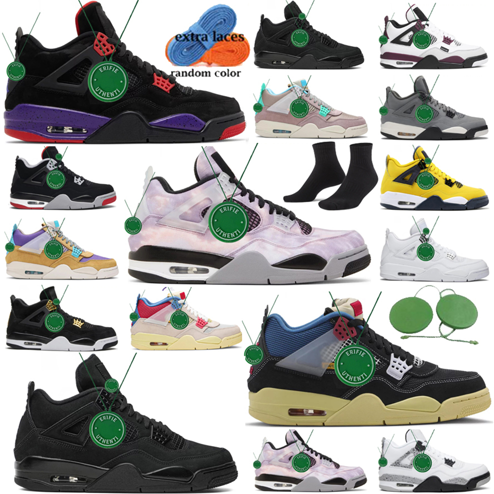 

Messy Room Jumpman 4 4s Mens Basketball Shoes Military Black Cat Canvas Red Thunder University Blue Thunder Pink Cactus Jack Women Trainers Outdoor Sports Sneakers, Color # 6