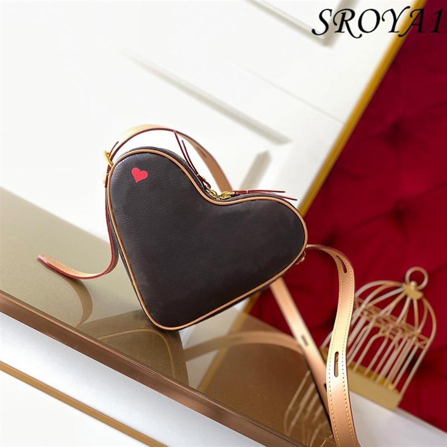 

Genuine leather women's love bag high-end mini one-shoulder diagonal handbag Women Clutch Messenger Shoulder Bags Crossbody T264Z, Other colors