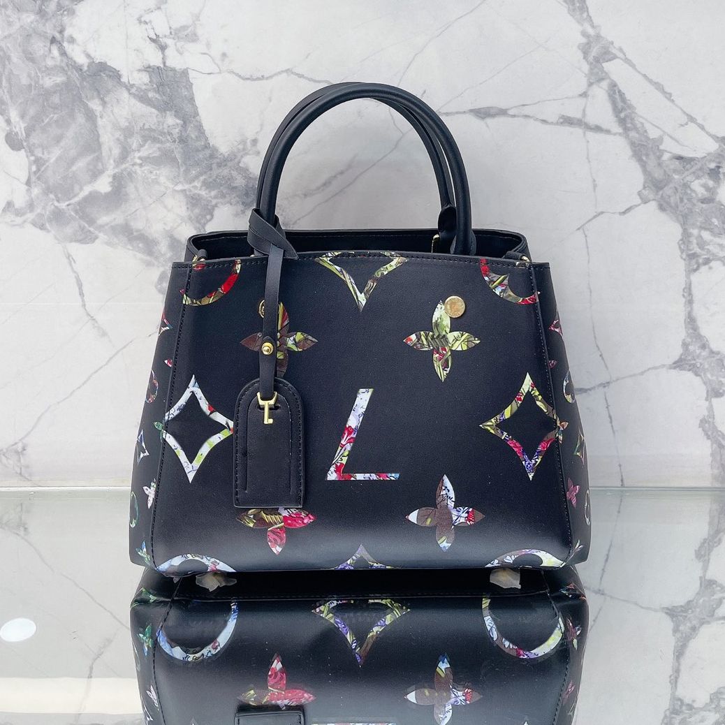 

Genuine leather Women Leather Crossbody Shoulder Bags Fashion pillow Travel For Purse Bags Colorful Flowers Crossbody Ladies Shoulder BAG, Box